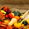 We Are Thankful Thanksgiving cornucopia